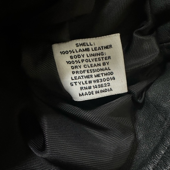 Walter Baker Allison Jacket, Black - Leather - Picture 5 of 6